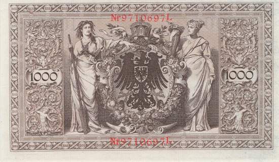 1000 Mark 1910 Ro.45c S/L